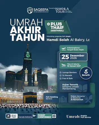 Umroh Saqeefa Akhir Tahun 25 Desember 2026 9 Hari