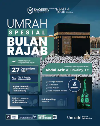 Umroh Saqeefa Akhir Tahun 27 Desember 2026 (10 Hari)
