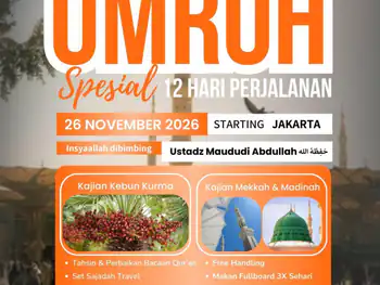 Umroh Spesial 12 Hari  26 November 2026 - 26 November 2026