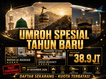 Umroh Spesial Tahun Baru (29 Desember 2026)