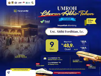 Umroh Syukur Liburan Akhir Tahun - 21 Desember 2026