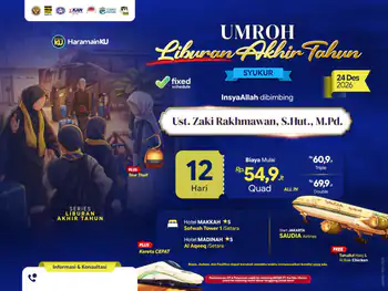 Umroh Syukur Liburan Akhir Tahun - 24 Desember 2026